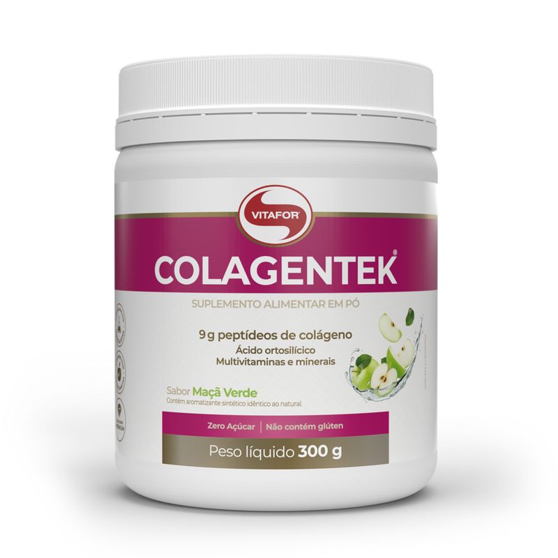 Colagentek - 300g maçã verde - Vitafor